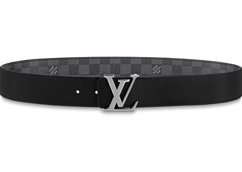 Louis Vuitton LV Initiales Silver Buckle Reversible Belt